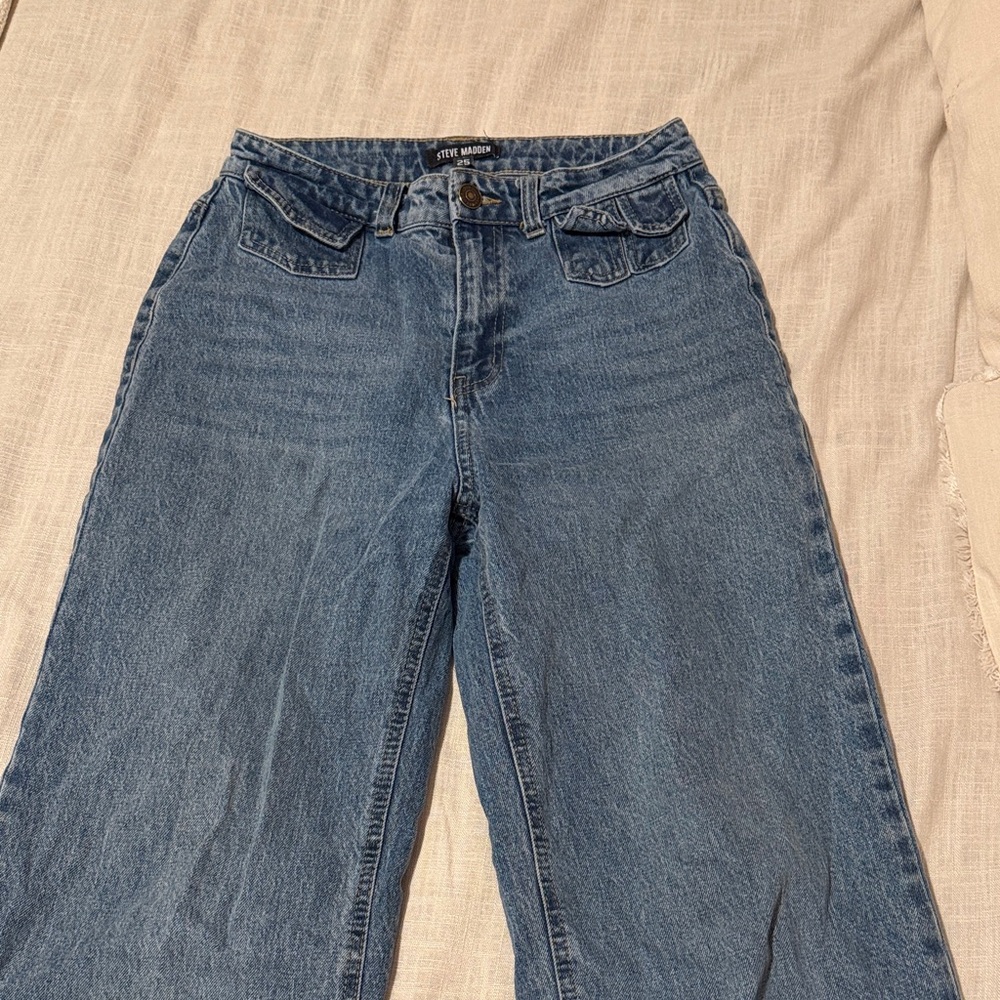 Steve Madden Classic Denim Flare Jeans